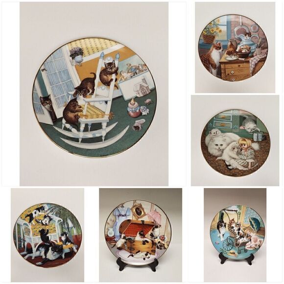 12 IRENE SPENCER 1989/Hamilton CAT Collection Country Plate - Picture 1 of 16